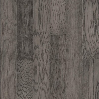 Hydropel Medium Gray Oak 7/16 in. T x 5 in. W Waterproof Engineered Hardwood Flooring (22.6 sqft/case)