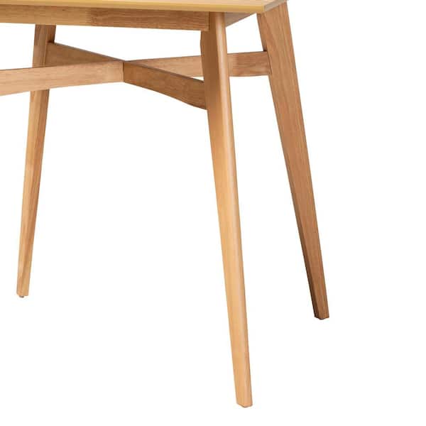 Baxton Studio Leena Natural Oak Pub Table 234-13286-HD - The Home