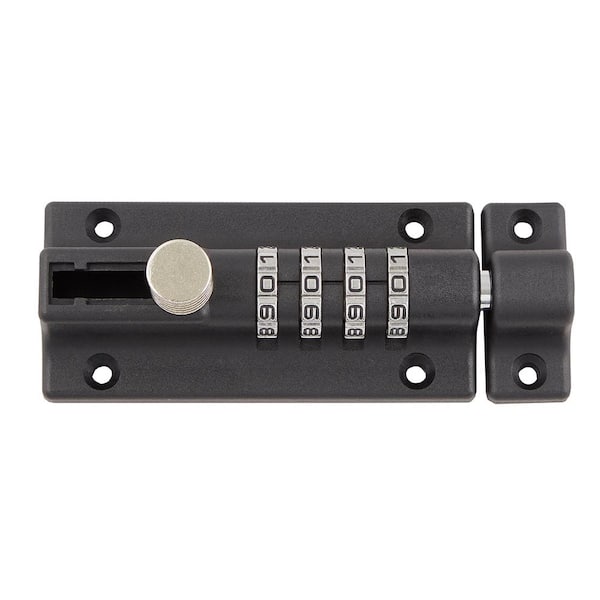 Cabinet Lock Combi-Bolt, Heavy Duty, 4-Dial Combination, 3/8 Diameter —  Countryside Locks