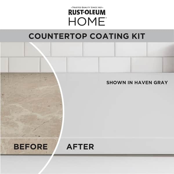 1 qt. Haven Gray Satin Interior Countertop Paint Kit