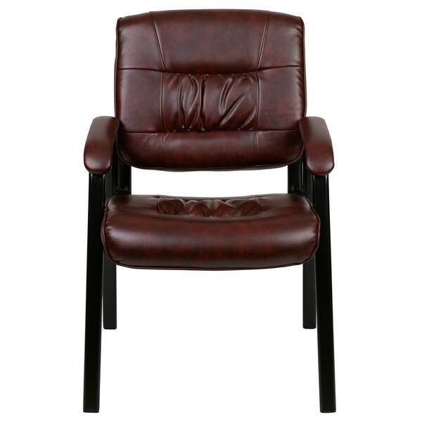 Carnegy Avenue Burgundy Faux Leather Side Chair