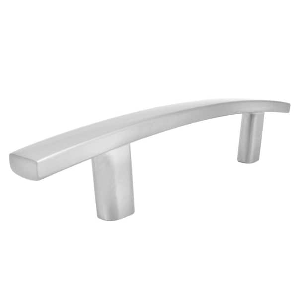 null Metro Arch 3 in. Center-to-Center Satin Nickel Bar Cabinet Pull (10-Pack)