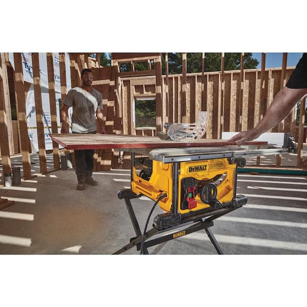 DEWALT - 15 Amp Corded 8-1/4 in. Compact Portable Jobsite Tablesaw (Stand Not Included)