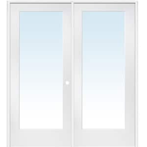 MMI DOOR 60 in. x 80 in. Left Hand Active Primed Composite Clear