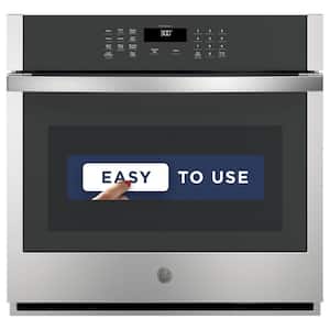 30 in. Smart Single Electric Wall Oven Self-Cleaning in Stainless Steel