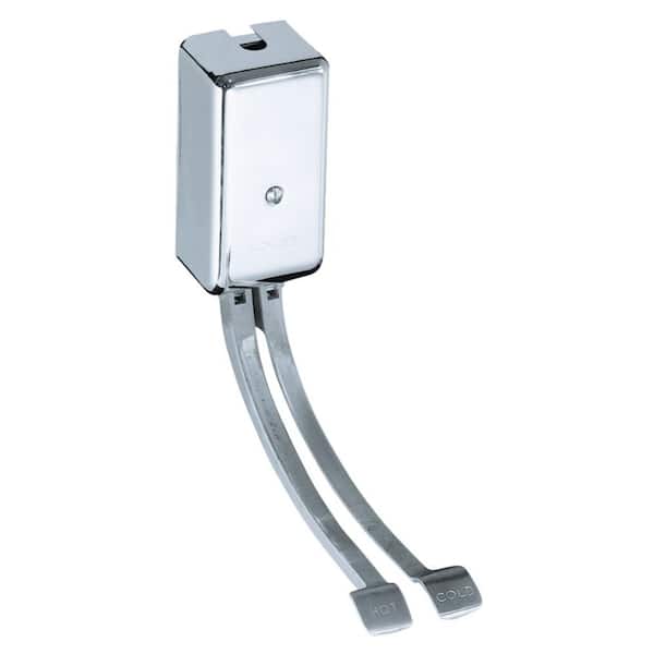 KOHLER Double-Pedal Foot Control in Polished Chrome