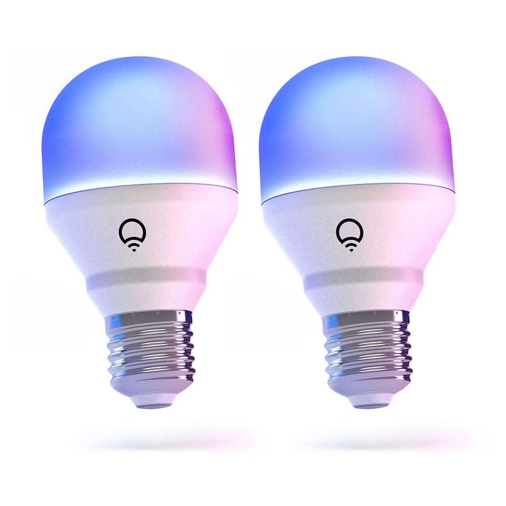 LIFX Color Changing Frosted LED Smart Bulb 2-Pack