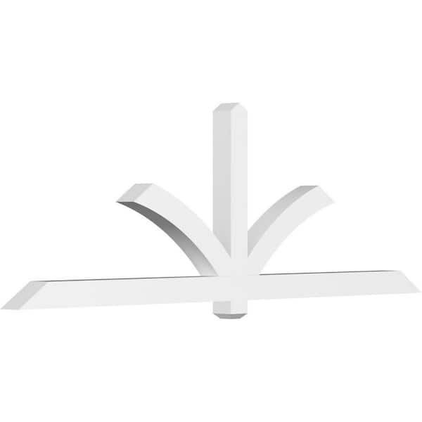 Ekena Millwork Redmond 96 in. W x 32 in. H x 4 in. D Signature Polyurethane Bracket