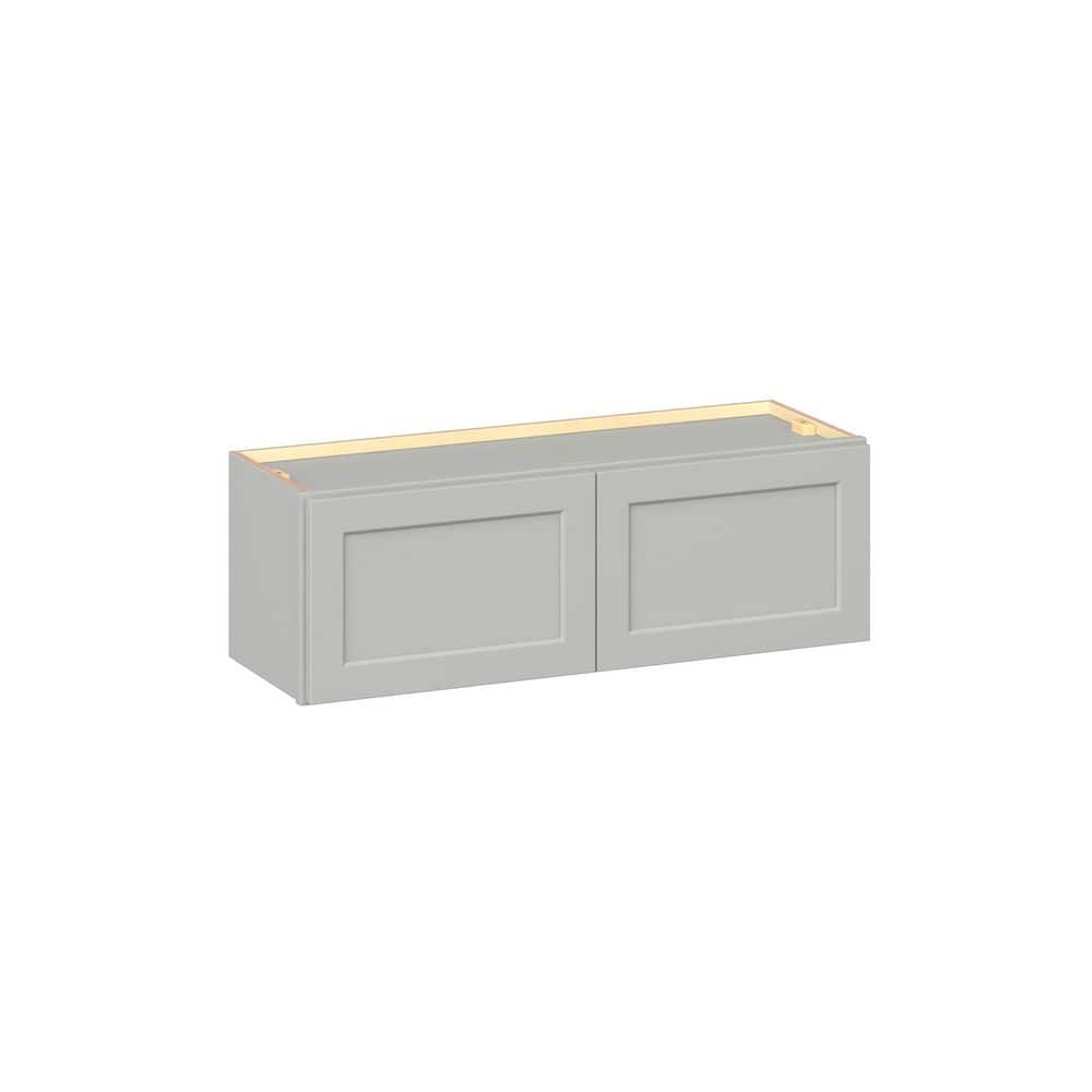 Emerson Whisper Gray Wall Bridge 2 door Ready to Assemble Kitchen Cabinet (36 in. W x 12 in. H x 12 in. D) price history on PriceWatchPro