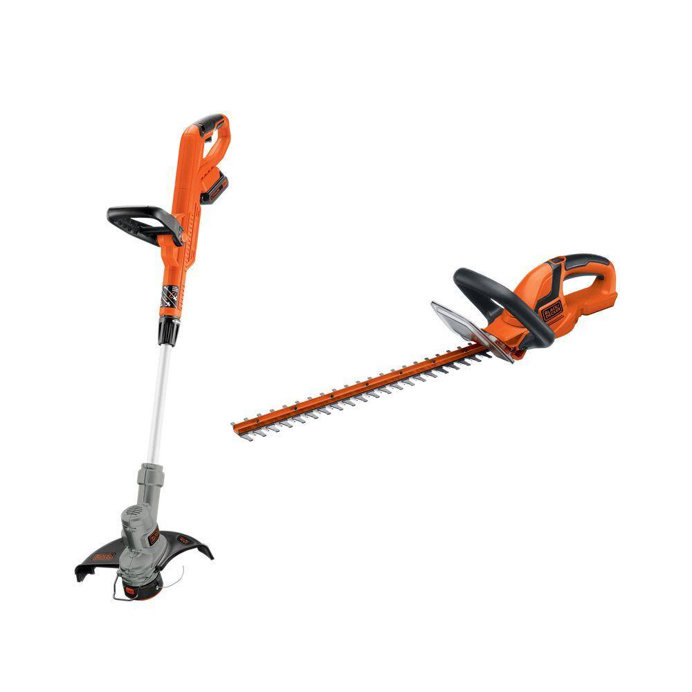 black and decker cordless hedge trimmer