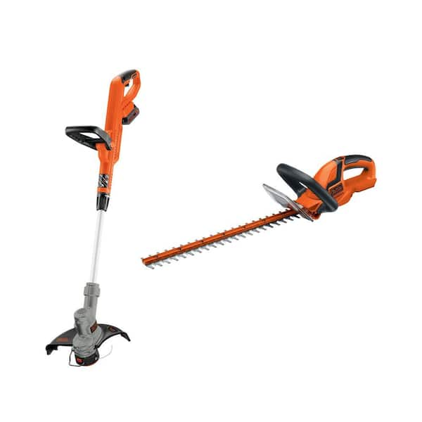 cordless strimmer and hedge trimmer set