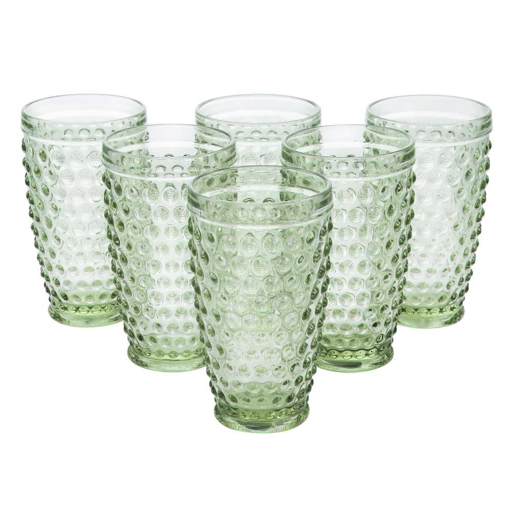 Reviews for MARTHA STEWART 6 Piece 14.3 oz. Hobnail Handmade glass