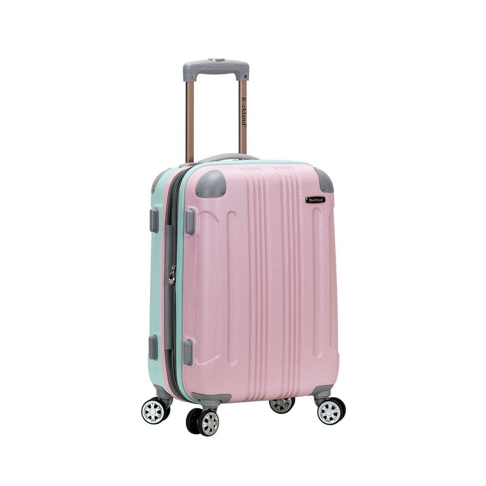 Rockland London Expandable 20 in. Hardside Spinner Carry On Luggage, Mint  F1901-MINT - The Home Depot
