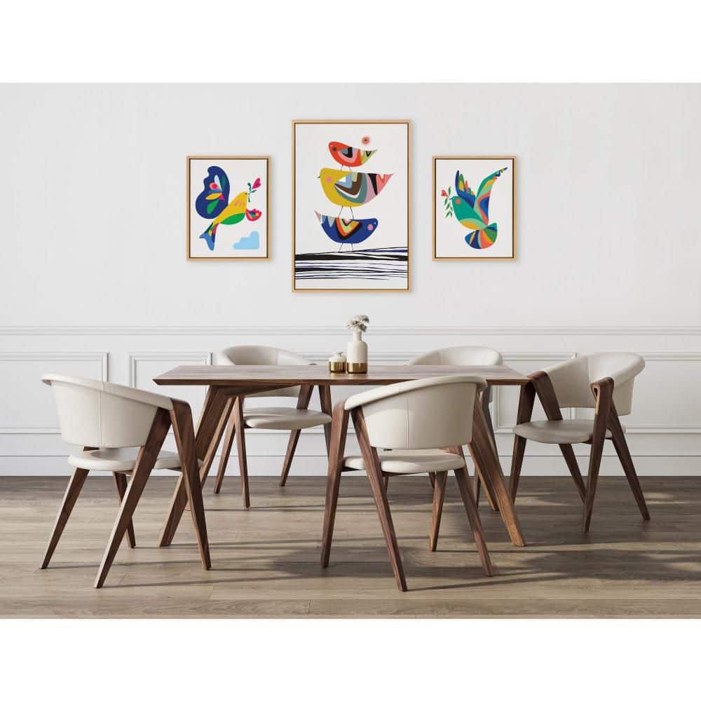 "Sylvie ""The Family Tree"" by Rachel Lee of My Dream Wall 3-Piece Natural Framed Art Print Set 33 in. x 23 in." price history on PriceWatchPro