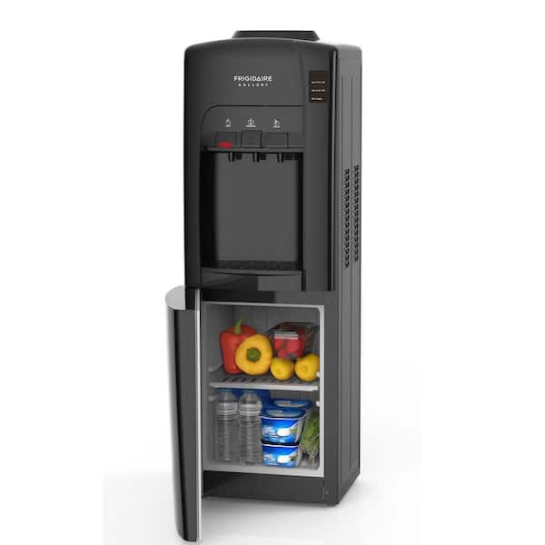5 Gallon Top Load Water Dispenser Built-In Cooling Refrigerated Compartment in Black
