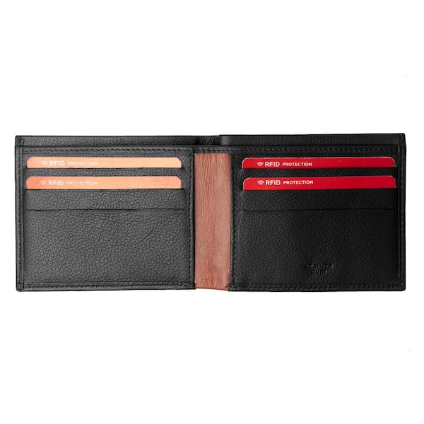 Genuine Leather Travel Passport Wallet Holder Slim RFID Blocking Card Case  Cover
