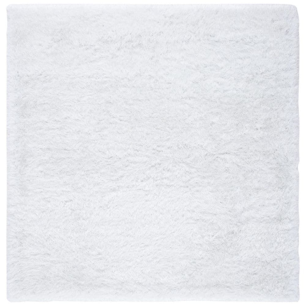 Vegas Shag 7 ft. x 7 ft. Ivory Solid Color Square Area Rug price history on PriceWatchPro