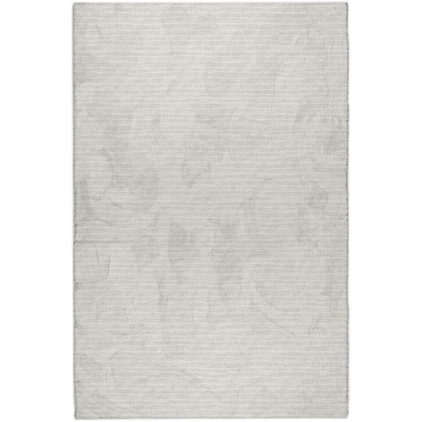 Dream Shag Premium Machine Washable Abstract ADS138 Linen 9 ft. x 12 ft. Area Rug
