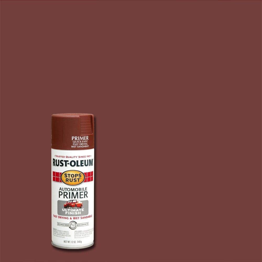 suffix metrisk katalog Rust-Oleum Stops Rust 12 oz. Flat Red Automotive Primer Spray (6-Pack)  2067830 - The Home Depot