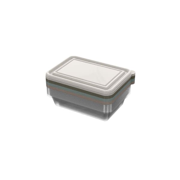 Core Kitchen Food Storage Containers in Desert Sunset (24-Piece), 12 Lids and 12 Containers, Polypropylene (PP)