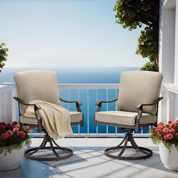テーブル・チェア・ハンモック neighborhood 23SS NHHX Swivel Chair JOYSIDE Wicker Patio Outdoor Lounge Chair Swivel Rocking