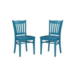 Beadle 30.5 in. H Teal Side Chair (2 pk)