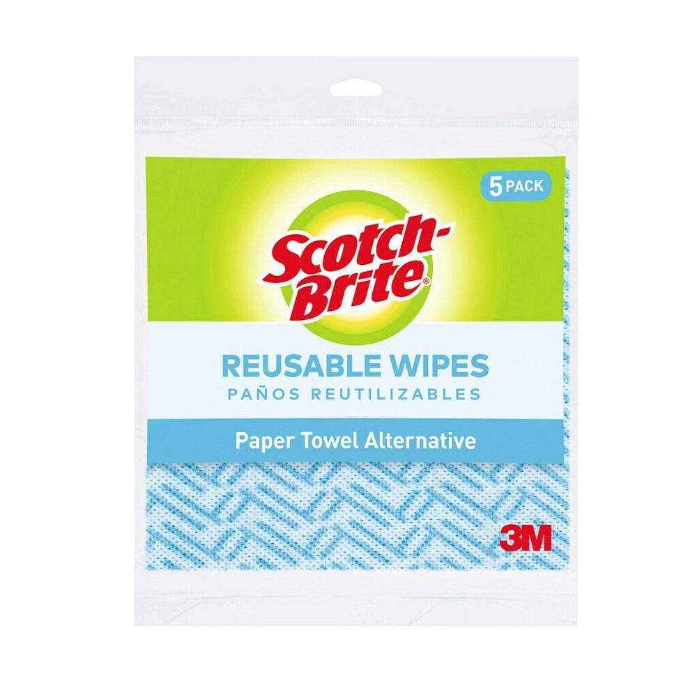 Scotch-Brite Reusable Cleaning Wipes  60 Count  Value Pack