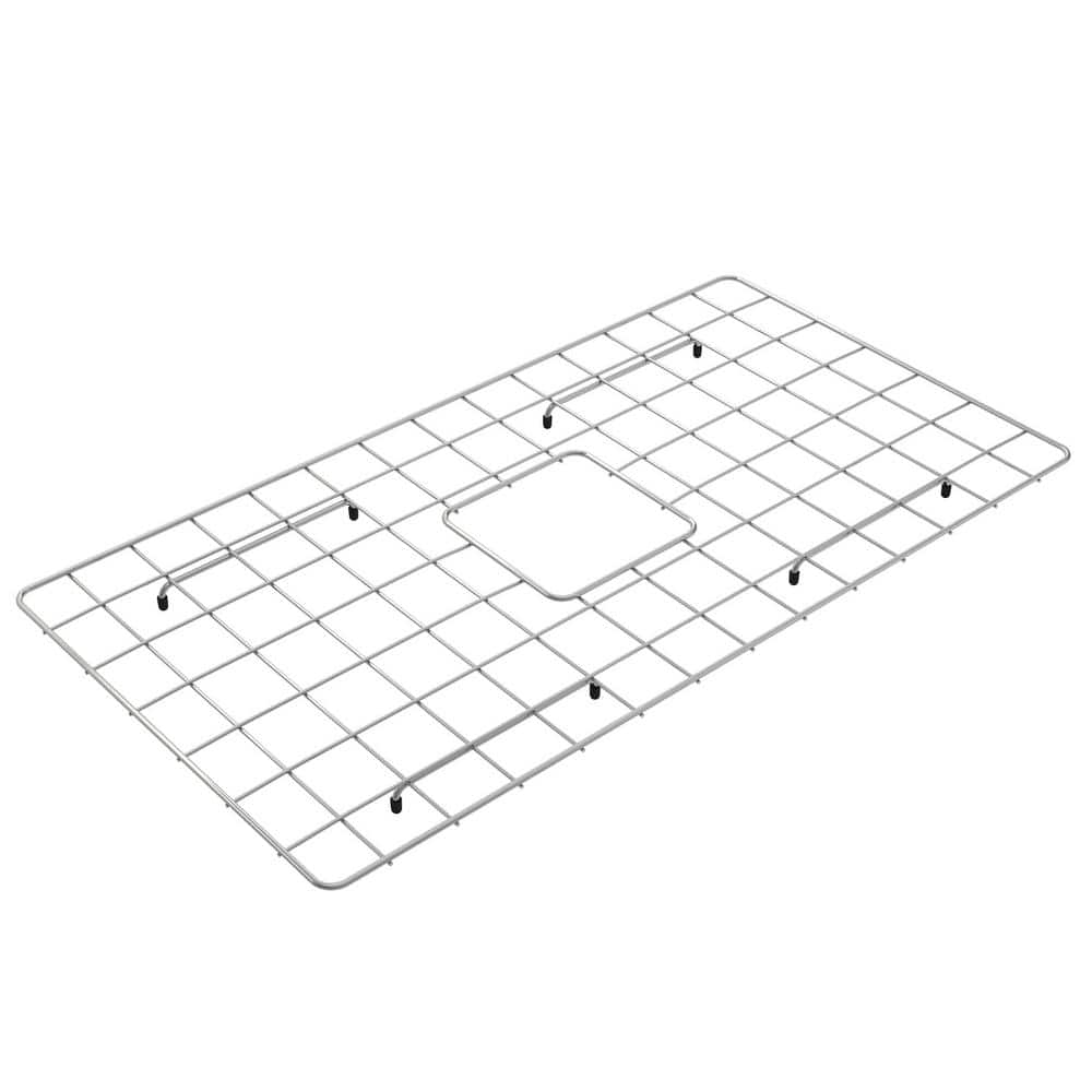 Stainless Steel Protective Sink Grid with Rubber Feet
