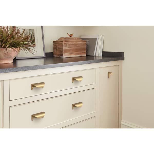 Inspirations 1-7/8 in. (48mm) Classic Champagne Bronze Cabinet Finger Pull