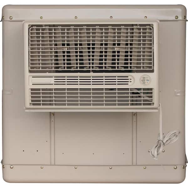Champion Cooler 3300 CFM 2-Speed Window Evaporative Cooler for 900 sq. ft. (with Motor and Remote Control)