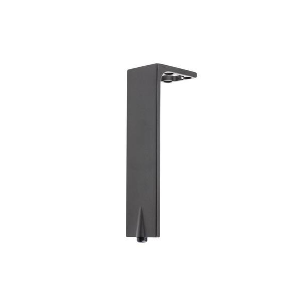 Folding Banquet Table Leg, Black, Set of 2 - 29 in. H x 24 in. W - 16 Gauge  Steel - Mounting Hardware Included