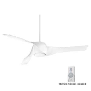 Artemis 58 in. Integrated LED Indoor White Ceiling Fan with Light and Remote Control