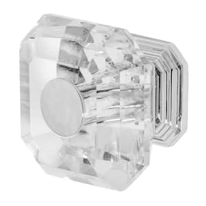 Clubhouse 1-5/16 in. Chrome with Crystal Cabinet Knob