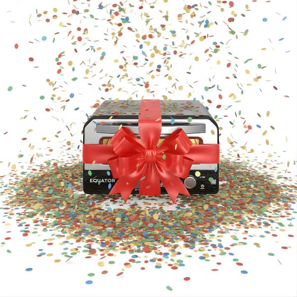 0.5 cu.ft. Indoor/Outdoor Countertop Pizza Oven with Stone Bake-Cooks 12 in. Pizzas, 6-Preset Modes 1500W in Stainless