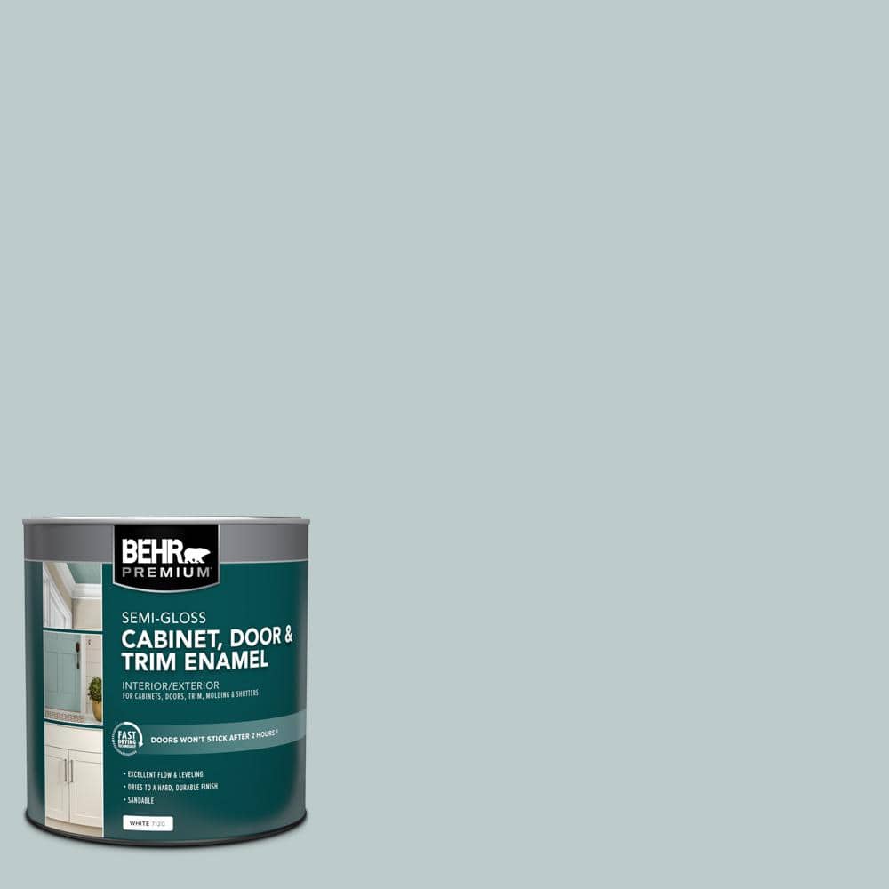 BEHR PREMIUM 1 qt. N4402 Urban Raincoat SemiGloss Enamel Interior