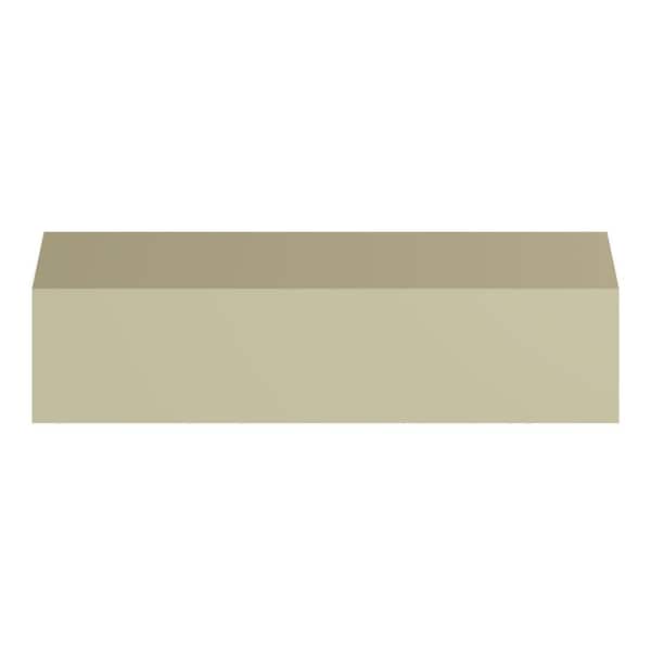 Ekena Millwork Finley 0.625 in. D x 1 in. W x 96 in. L Polyurethane Crown Moulding