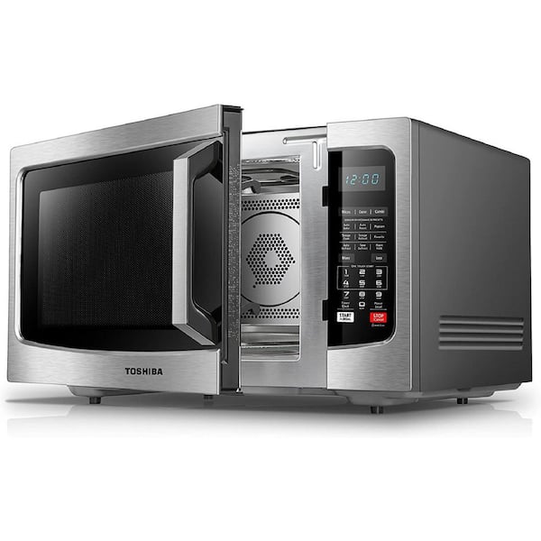 Toshiba EM131A5C-BS Microwave Oven with Smart Sensor, Easy Clean 1.2 Cu ft.