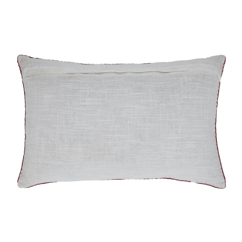 Farm Fresh Red Truck Christmas Cotton Pillow 14x22