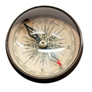 Kailani Medium Eye Compass in Brass