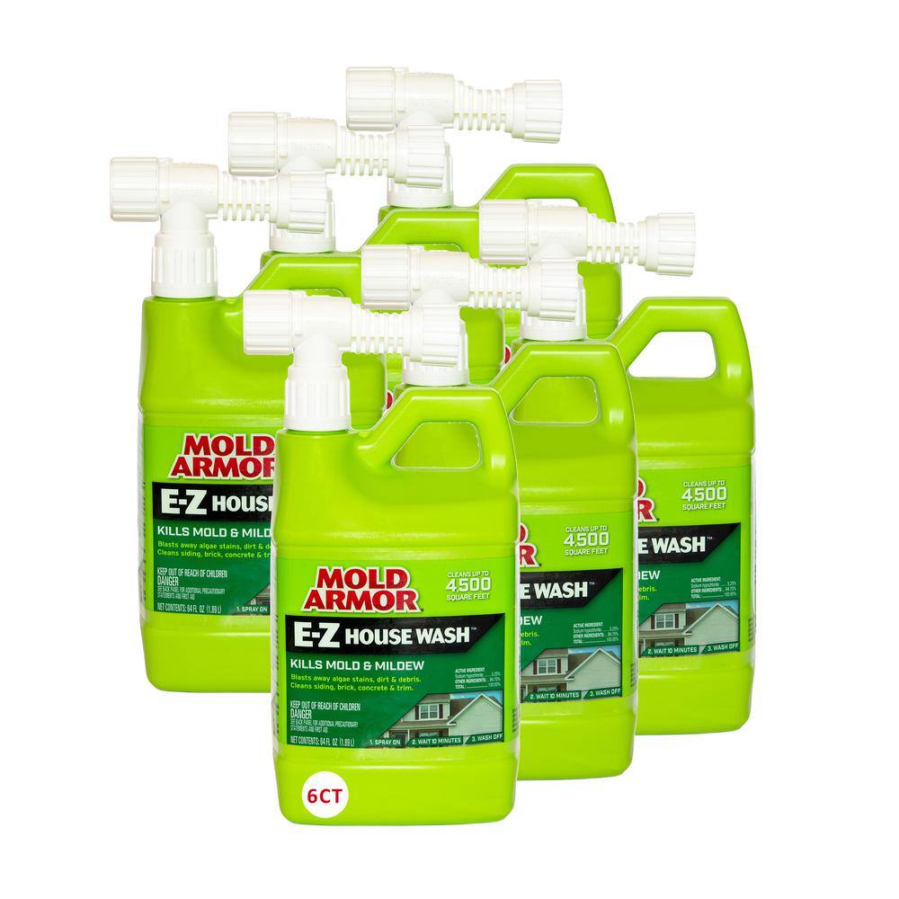 Mold Armor 64 oz. House Wash Hose End Sprayer Mold and Mildew Remover