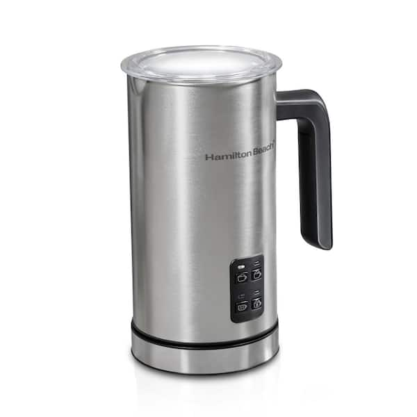 Hamilton Beach 10 oz. Stainless Steel Milk Frother and Warmer 43565C - The  Home Depot