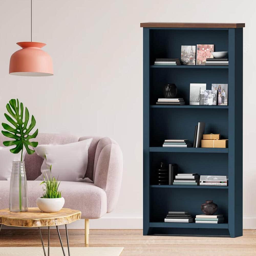 https://images.thdstatic.com/productImages/24f2a49b-ef73-4822-8dbd-37c2241522ab/svn/blue-denim-whiskey-bookcases-bookshelves-nt6672-bwk-64_1000.jpg