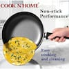 Cook N Home 12 in. Hard Anodized Nonstick Aluminum Saute Frying Pan with  Lid 02658 - The Home Depot