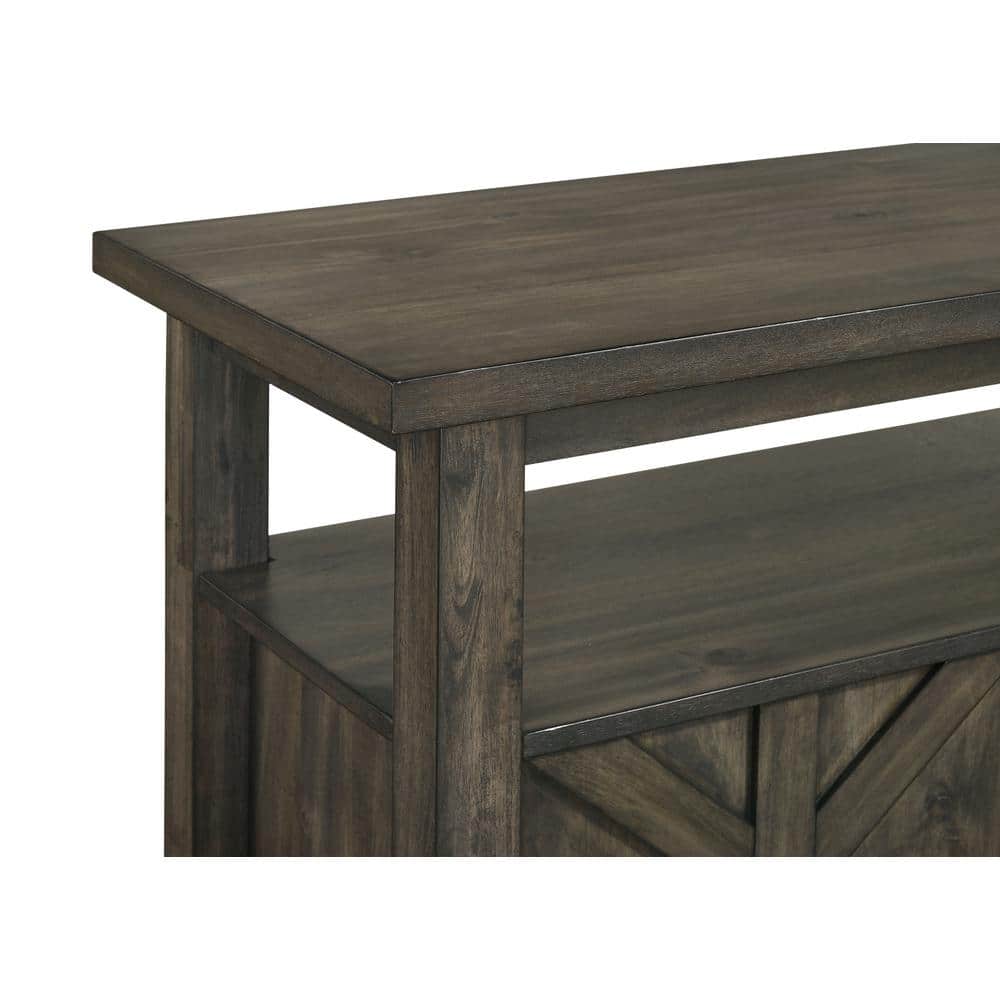 Gulliver Rustic Brown Solid Wood Transitional Server