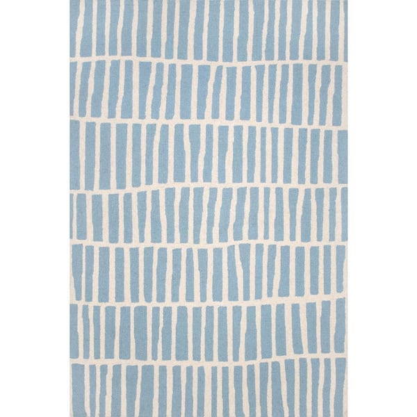 nuLOOM Lemuel Geometric Baby Blue 9 ft. x 12 ft. Indoor Area Rug