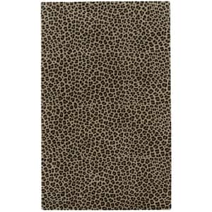 Expedition Leopard Cocoa 8 ft. x 11 ft. Area Rug