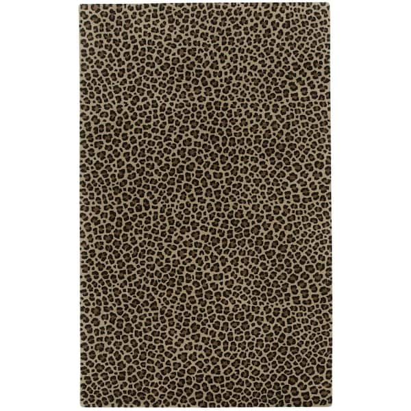 Capel Expedition Leopard Cocoa 9 ft. x 12 ft. Area Rug