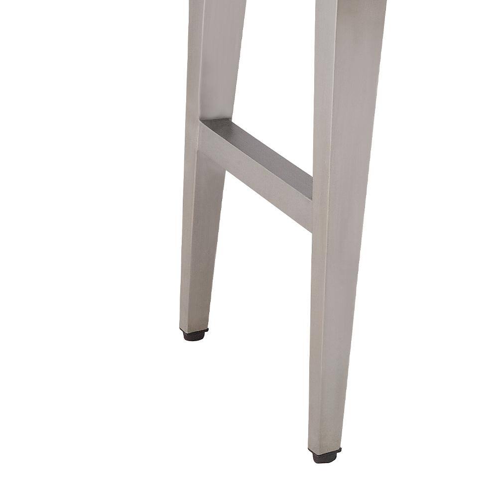 Brancaster 65'' Aluminum Patchwork Desk with Iron Legs