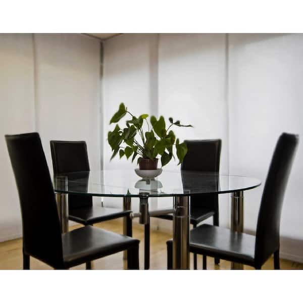 Fab Glasirror 18 In Clear Round Glass Table Top 1 4 Thickness Tempered Flat Edge Polished 18rt6thflte0 The Home Depot Clear Round Glass Table Top, 18 Round Glass Table Top