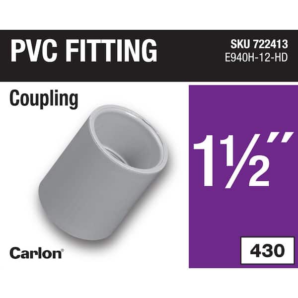 1-1/2 in. Electrical PVC Standard Coupling (E940H-12-HD)